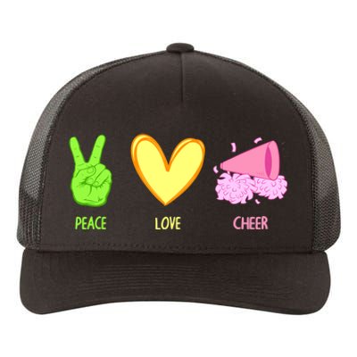 Cute Cheerleader Design For Wo Girls Cheerleading Cheer Yupoong Adult 5-Panel Trucker Hat