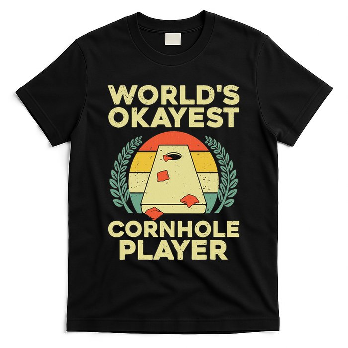 Cool Cornhole Design Corn Hole Cornhole Player T-Shirt