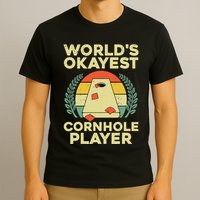 Cool Cornhole Design Corn Hole Cornhole Player T-Shirt