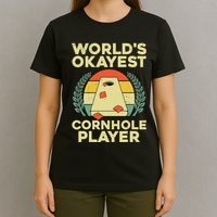 Cool Cornhole Design Corn Hole Cornhole Player T-Shirt