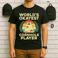 Cool Cornhole Design Corn Hole Cornhole Player T-Shirt