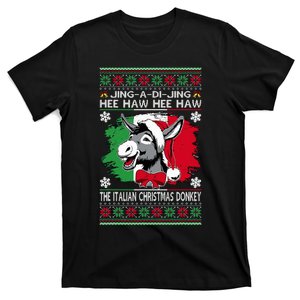 Chingedy Ching Dominick The Italian Christmas Donkey Xmas T-Shirt