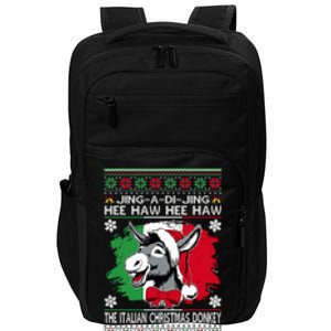 Chingedy Ching Dominick The Italian Christmas Donkey Xmas Impact Tech Backpack