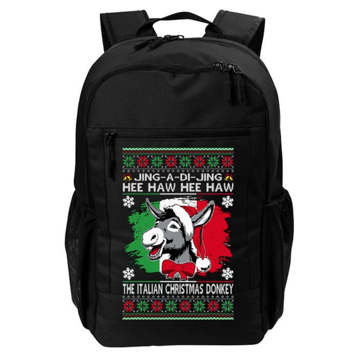 Chingedy Ching Dominick The Italian Christmas Donkey Xmas Daily Commute Backpack