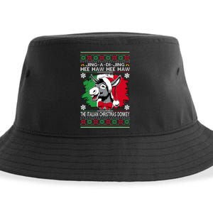 Chingedy Ching Dominick The Italian Christmas Donkey Xmas Sustainable Bucket Hat