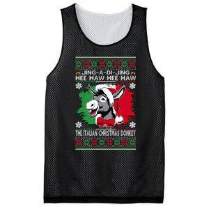 Chingedy Ching Dominick The Italian Christmas Donkey Xmas Mesh Reversible Basketball Jersey Tank