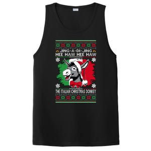 Chingedy Ching Dominick The Italian Christmas Donkey Xmas PosiCharge Competitor Tank