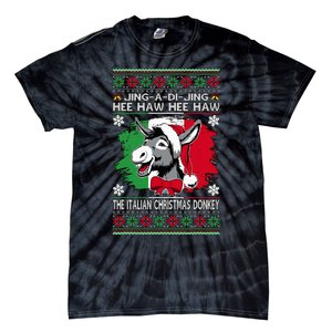 Chingedy Ching Dominick The Italian Christmas Donkey Xmas Tie-Dye T-Shirt