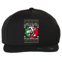 Chingedy Ching Dominick The Italian Christmas Donkey Xmas Wool Snapback Cap