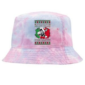 Chingedy Ching Dominick The Italian Christmas Donkey Xmas Tie-Dyed Bucket Hat