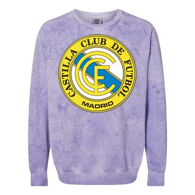 Castilla Club De Futbol Madrid Colorblast Crewneck Sweatshirt