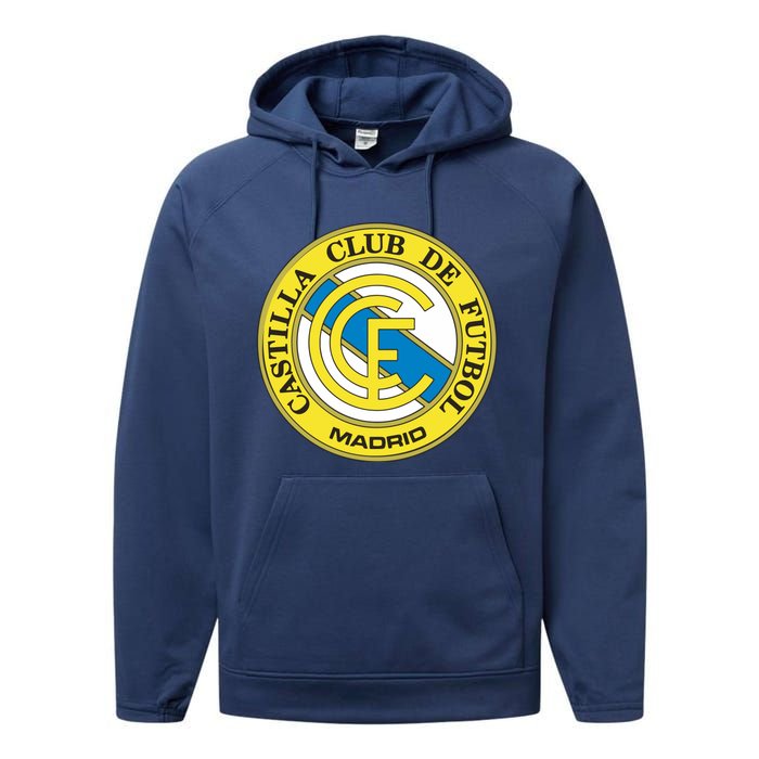 Castilla Club De Futbol Madrid Performance Fleece Hoodie