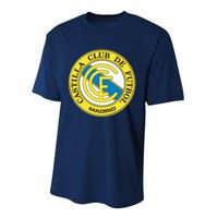 Castilla Club De Futbol Madrid Performance Sprint T-Shirt