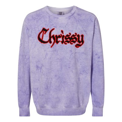 Chrissy Costanza Dagger Colorblast Crewneck Sweatshirt