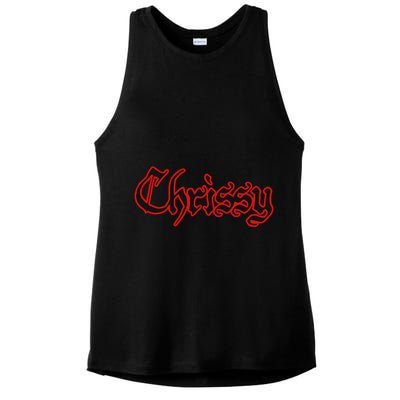 Chrissy Costanza Dagger Ladies PosiCharge Tri-Blend Wicking Tank