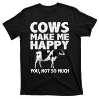 Cool Cow Design For Dairy Farmer Farming T-Shirt