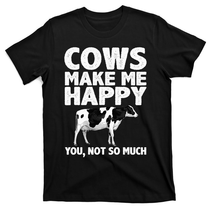 Cool Cow Design For Dairy Farmer Farming T-Shirt