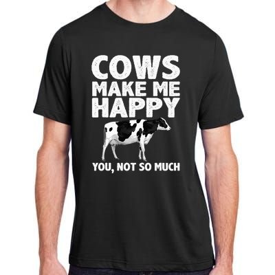 Cool Cow Design For Dairy Farmer Farming Adult ChromaSoft Performance T-Shirt