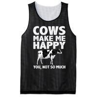 Cool Cow Design For Dairy Farmer Farming Mesh Reversible Basketball Jersey Tank