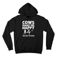 Cool Cow Design For Dairy Farmer Farming Tall Hoodie