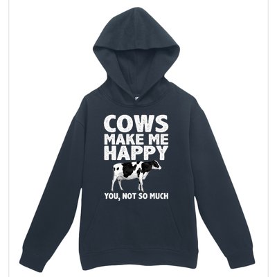 Cool Cow Design For Dairy Farmer Farming Urban Pullover Hoodie