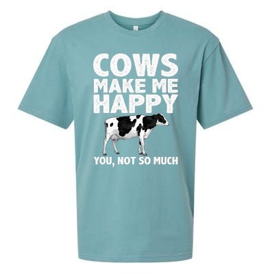 Cool Cow Design For Dairy Farmer Farming Sueded Cloud Jersey T-Shirt