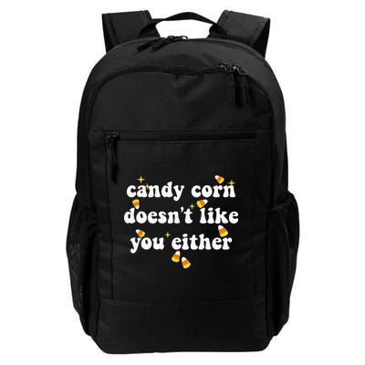 CANDY CORN DOESN'T LIKE YOU EITHER Funny Halloween Meme Backpack