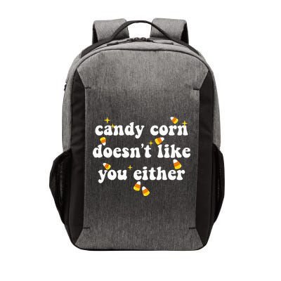 CANDY CORN DOESN'T LIKE YOU EITHER Funny Halloween Meme Vector Backpack