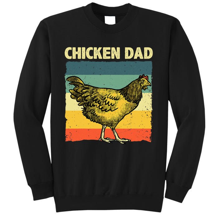 Cool Chicken Dad For Men Father Hen Chicken Farmer Whisperer Sweatshirt