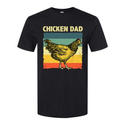 Cool Chicken Dad For Men Father Hen Chicken Farmer Whisperer Softstyle CVC T-Shirt