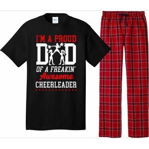 Cheer Cheerleading Dad Father IM A Proud Dad Of A Freakin Pajama Set