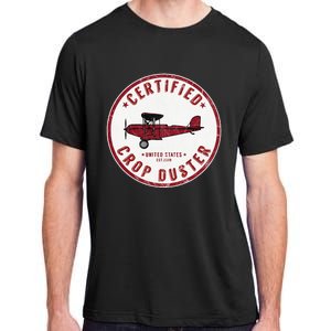 Certified Crop Duster Planes And Aerial Adult ChromaSoft Performance T-Shirt