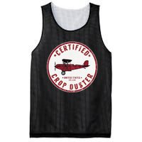 Certified Crop Duster Planes And Aerial Mesh Reversible Basketball Jersey Tank