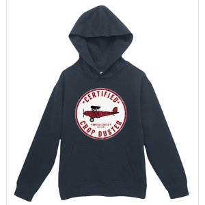 Certified Crop Duster Planes And Aerial Urban Pullover Hoodie