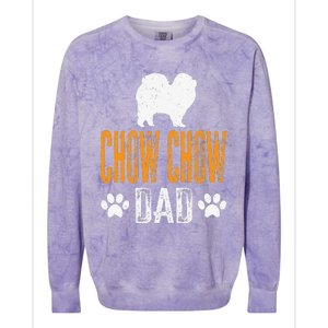 Chow Chow Dad Gift Dog Daddy Chow Chow Father Day Gift Colorblast Crewneck Sweatshirt