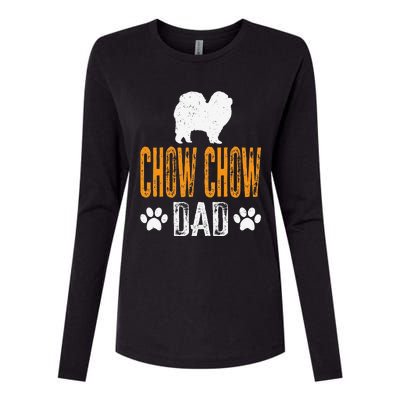 Chow Chow Dad Gift Dog Daddy Chow Chow Father Day Gift Womens Cotton Relaxed Long Sleeve T-Shirt