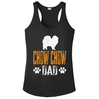 Chow Chow Dad Gift Dog Daddy Chow Chow Father Day Gift Ladies PosiCharge Competitor Racerback Tank