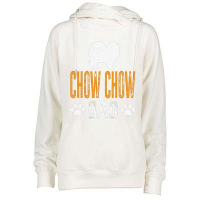 Chow Chow Dad Gift Dog Daddy Chow Chow Father Day Gift Womens Funnel Neck Pullover Hood