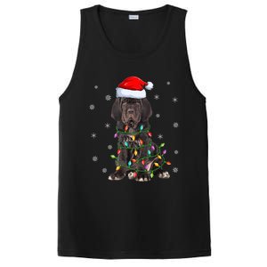 Cane Corso Dog Xmas Lighting Santa Hat Cane Corso Christmas Funny Gift PosiCharge Competitor Tank