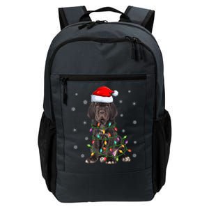 Cane Corso Dog Xmas Lighting Santa Hat Cane Corso Christmas Funny Gift Daily Commute Backpack