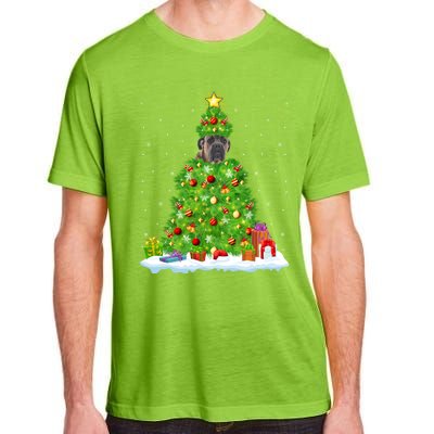 Cane Corso Dog Xmas Lighting Tree Funny Cane Corso Christmas Gift Adult ChromaSoft Performance T-Shirt