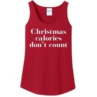 Christmas Calories Dont Count Funny Ladies Essential Tank