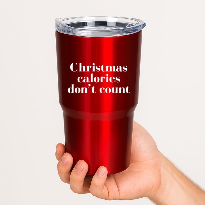 Christmas Calories Dont Count Funny Tumbler