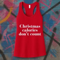 Christmas Calories Dont Count Funny Womens Tank Top