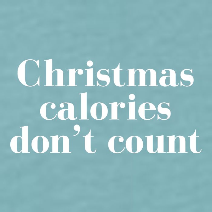 Christmas Calories Dont Count Funny Sueded Cloud Jersey T-Shirt