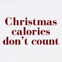 Christmas Calories Dont Count Funny Garment-Dyed Sweatshirt