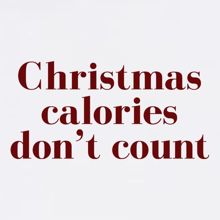 Christmas Calories Dont Count Funny Garment-Dyed Sweatshirt
