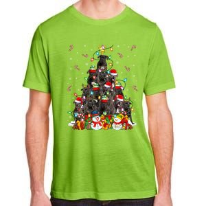 Cane Corso Dog Xmas Lighting Tree Santa Cane Corso Christmas Gift Adult ChromaSoft Performance T-Shirt