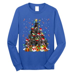 Cane Corso Dog Xmas Lighting Tree Santa Cane Corso Christmas Gift Long Sleeve Shirt