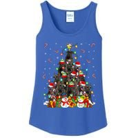 Cane Corso Dog Xmas Lighting Tree Santa Cane Corso Christmas Gift Ladies Essential Tank